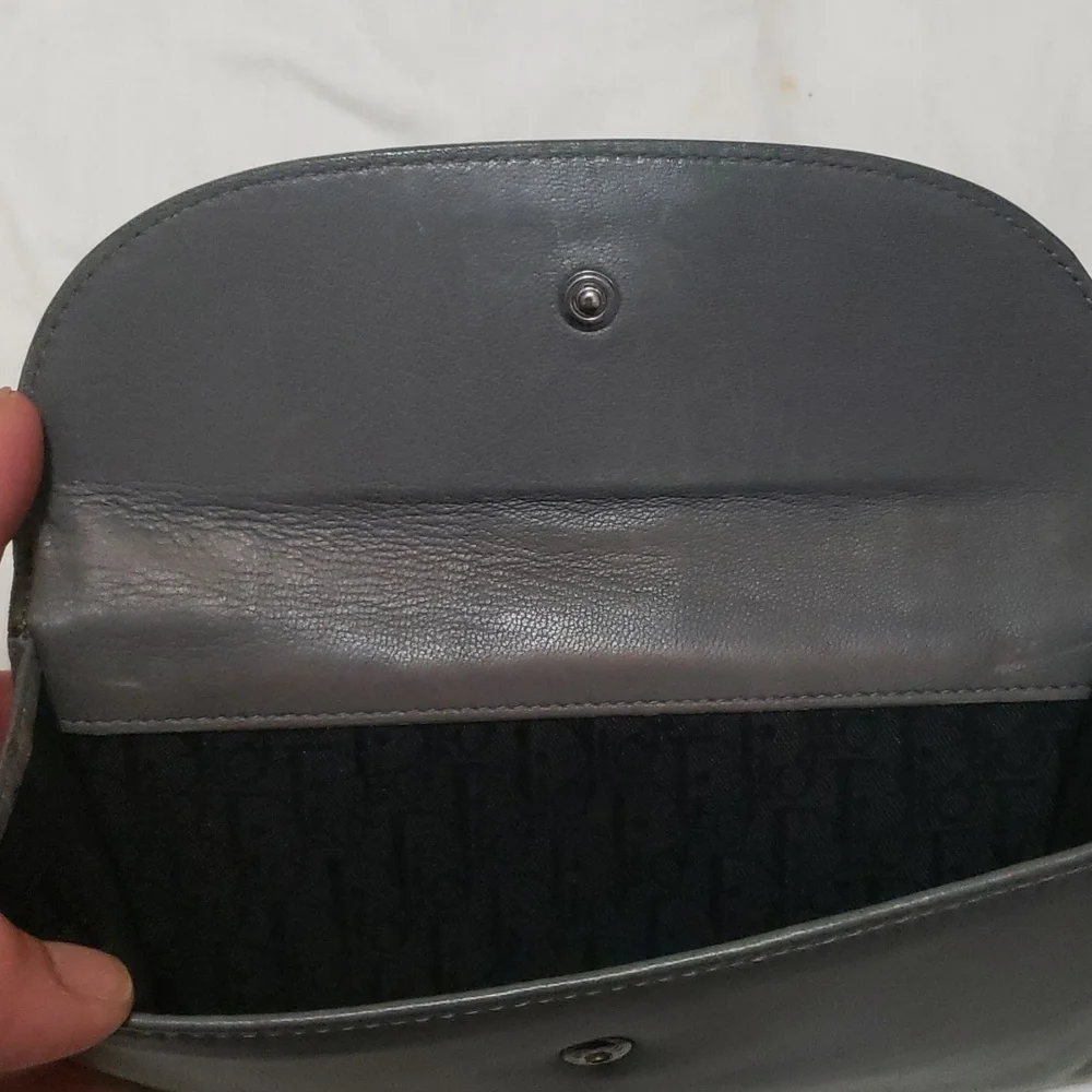 Christian Dior Plisse lambskin wallet